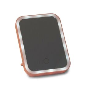 Led-es smink kozmetikai tükör, többféle fokozatú fénnyel, kék színben