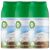 Air Wick Freshmatic Linen in the Air Nachfüller, 3er-Pack. Automatisches Lufterfrischerspray für Raumduft.