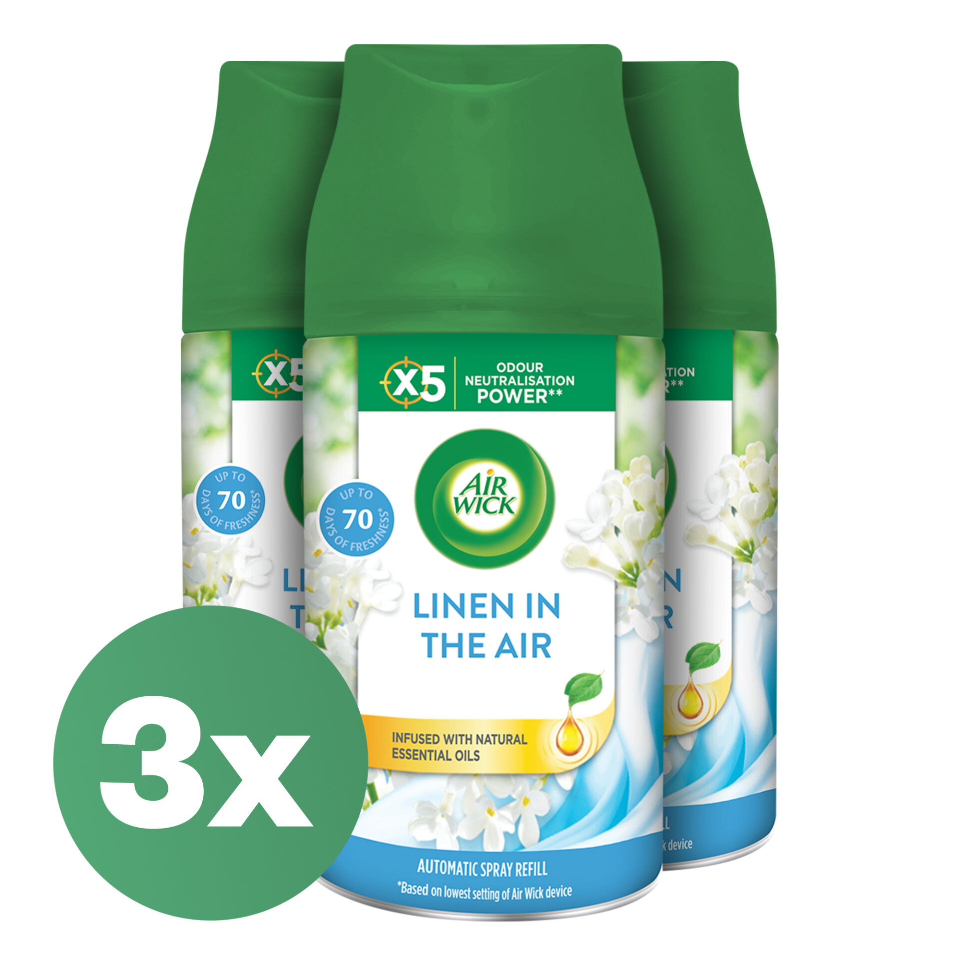 E-shop Air Wick Freshmatic náplň do automatického osviežovača vzduchu 3x250ml