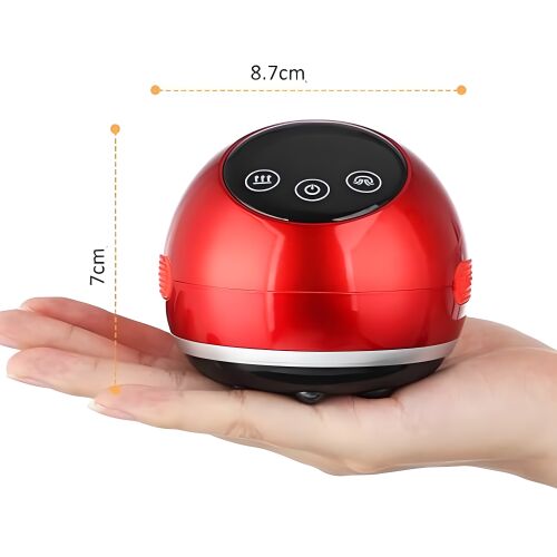 3 az 1-ben masszírozó, Zadabso®, kaparás + csészézés + masszázs, elektromos, vörös fényszívás, anti-cellulit, vákuum, 5 fokozatú vörös fényterápia, 1800mAh újratölthető akkumulátor. 128137389