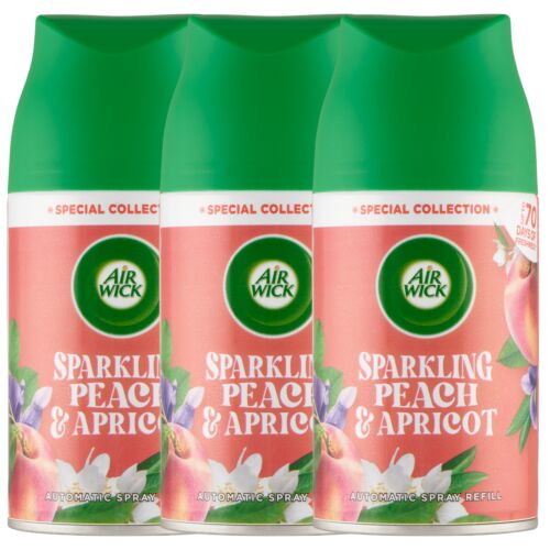 Air Wick Freshmatic Sparkling Peach & Apricot Rezervă, 3 bucăți