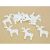 Filc - Szarvas fehér 5cm 10db/csomag 128139060