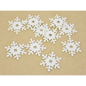 Filc - Csillagos hópihe fehér 5cm 10db/csomag 128139062 - Filcfigura