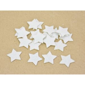 Filc - Csillag fehér 3cm 20db/csomag 128139064 - Filcfigura