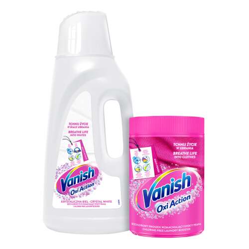 Vanish White Liquid Folth Cleaner 2L + Vanish Pink Folth Cleaner prášok 625g 42094722