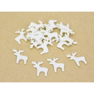 Filc - Szarvas fehér 3cm 20db/csomag 128141186 - Filcfigura