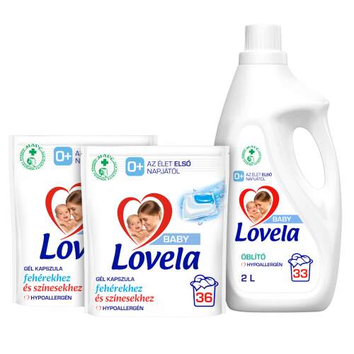 Lovela Baby Hypoallergenic Washing Capsule Pack pentru 72 de spălări