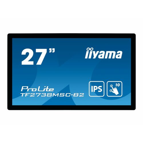 iiyama ProLite TF2738MSC-B2 számítógép monitor 68,6 cm (27") 1920 x 1080 pixelek Full HD LED Érintőképernyő Többfelhasználós Fekete 128151062