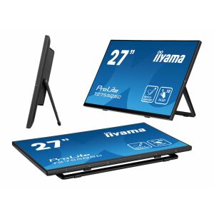 iiyama ProLite T2755QSC-B1 számítógép monitor 68,6 cm (27") 2560 x 1440 pixelek Full HD LCD Érintőképernyő Fekete 128151126 - Iiyama