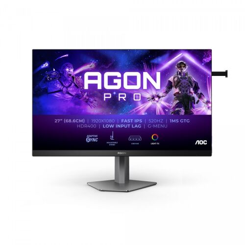 AOC G2 AG276FK számítógép monitor 68,6 cm (27") 1920 x 1080 pixelek Full HD LED Fekete, Szürke