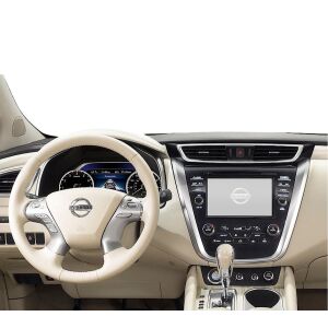 Deska rozdzielcza Nissan Murano 2015-2024 z nałożoną folią ochronną na ekran nawigacji Duragon - Pojazd i części