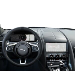 Jaguar XE 2015-2019 műszerfal Duragon navigációs képernyővédővel - Fejegység kiegészítő