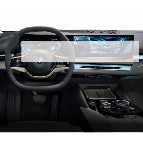 Интериор на автомобил BMW X3, X5, X6, X7, XM с нанесен протектор за навигационен екран Duragon