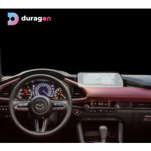 Matowa folia ochronna Duragon na ekranie nawigacji Mazda 3 Axela Hatchback. - Pojazd i części