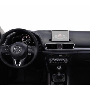 Duragon Mazda 3 Axela Sedan navigációs képernyővédő a kocsiba szerelve - Fejegység kiegészítő