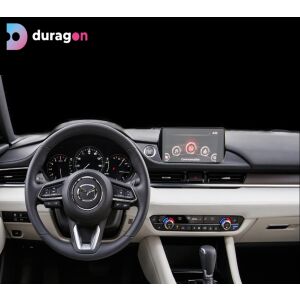 Duragon Navigációs képernyővédő telepítve Mazda 6 Atenza Sedan 2018-2024 autóban - Fejegység kiegészítő