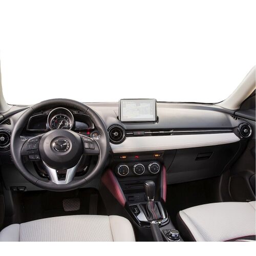 Duragon Mazda CX-3 2018-2024 navigációs képernyővédő a kocsiba szerelve