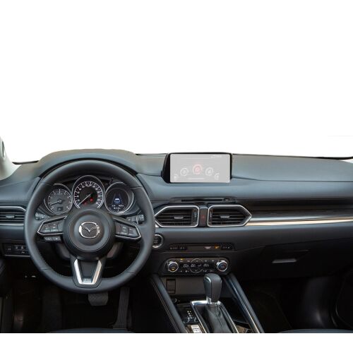 Duragon Mazda CX-5 2016-2018 Navigációs képernyővédő a kocsiba szerelve