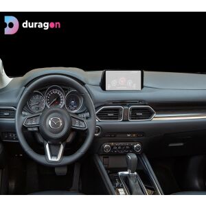 Folia ochronna na ekran nawigacji Duragon Mazda CX-5 zainstalowana - Radio samochodowe