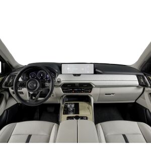 Interior auto Mazda CX-80 2024 cu folie de protecție Duragon pentru ecranul de navigație instalată - Accesorii electronice auto