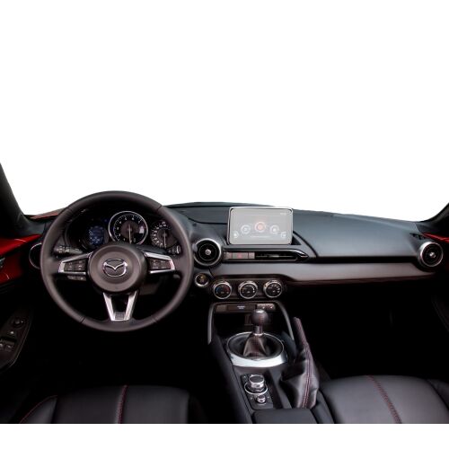Folia ochronna na ekran nawigacji Duragon zainstalowana w Mazda MX-5 Miata 2015-2023