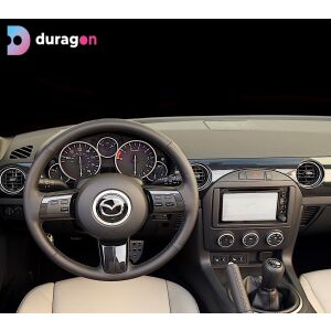 Folia ochronna na ekran nawigacji Duragon zainstalowana w Mazda MX-5 Miata Roadster Coupe - Pojazd i części