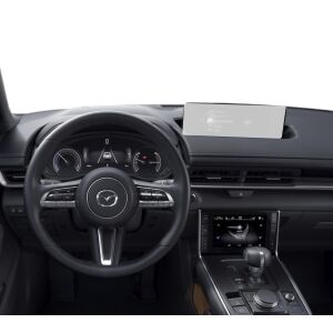 Folia ochronna na ekran nawigacji Duragon zainstalowana na desce rozdzielczej Mazda MX-30 2019-2024 - Pojazd i części
