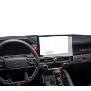Folie de protecție pentru ecranul de navigație Duragon pentru Toyota 4Runner 2024-2025 instalată pe bord - Accesorii electronice auto