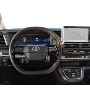 Folie de protecție ecran navigație Duragon pentru Toyota Proace 2023-2025 instalată - Accesorii electronice auto
