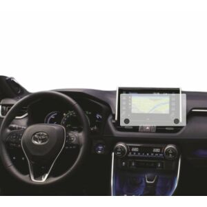 Matowa folia ochronna Duragon do systemu nawigacji Toyota Rav4 2018-2025 zainstalowana - Pojazd i części
