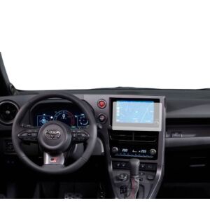 Folie de protecție pentru ecranul de navigație Duragon pentru Toyota Yaris 2024-2025 instalată în mașină - Accesorii electronice auto