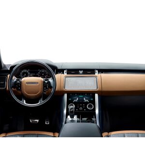 Bord Land Rover Range Rover 2017-2021 cu folie de protecție Duragon pentru ecranul de navigație instalată - Accesorii electronice auto