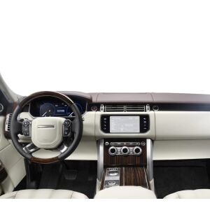 Interior Land Rover Range Rover Hybrid 2013-2017 cu folie de protecție Duragon aplicată pe ecranul de navigație - Electronica auto