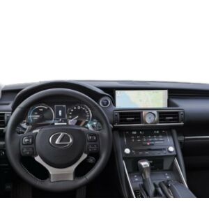 Lexus IS 2013-2020 műszerfal Duragon navigációs képernyővédővel felszerelve - Fejegység kiegészítő