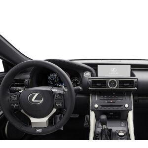 Lexus RC F 2014-2025 műszerfal navigációs képernyővel, készen a Duragon képernyővédő telepítésére - Fejegység kiegészítő