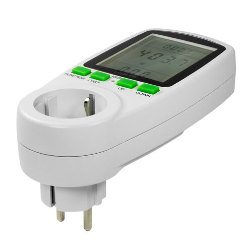 LogiLink EM0003 Prémium Fogyasztásmérő energiafogyasztást mutatva