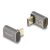 Delock USB Type-C Adapter adatátvitelhez és töltéshez, szürke