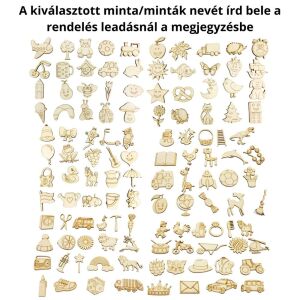 Natúr fa - Ovis jel 5cm 1db 135454514 - Fa felirat & dekorációs elem