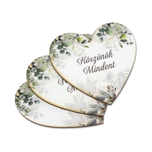 Nyomtatott dekorkarton - Köszönök mindent 3db/csomag 135454539