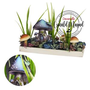 Csináld magad! - Erdei manólak asztaldísz 35cm