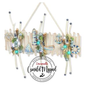 Csináld magad! - Santorini fali dísz 40cm