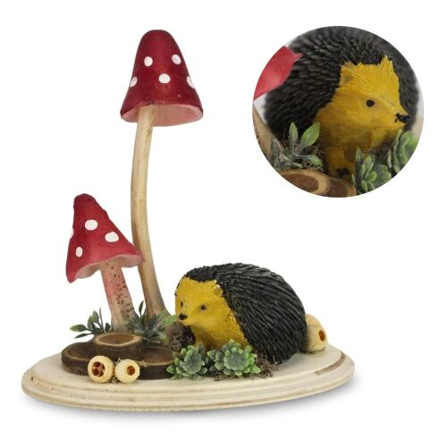 Sün gomba dekoráció, 8x15cm