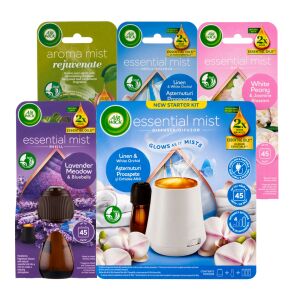 Air Wick Aroma Diffuser Refill Pack, Cotton and White Orchid