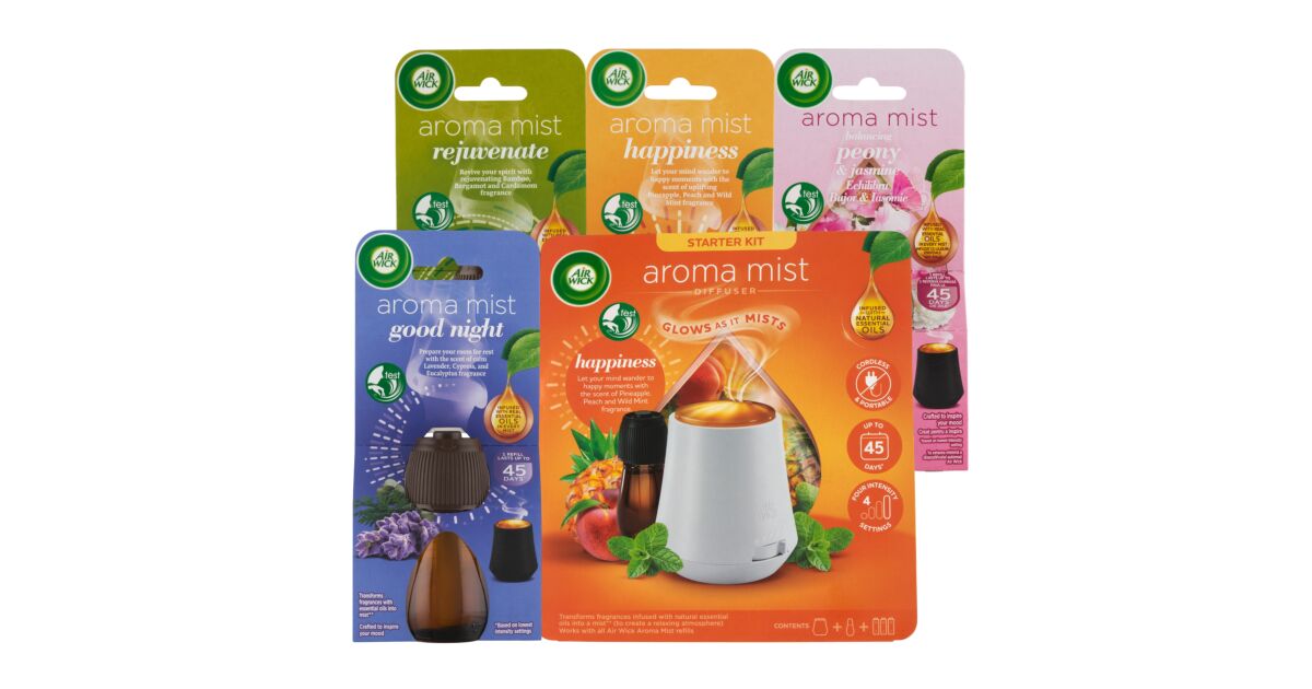 Air Wick Aroma Diffuzor Set de rezerve, cu dispozitivul Momente Fericite 129508786