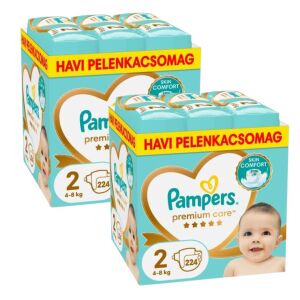 Pampers Premium Care 2 pachet lunar de scutece 4-8kg Mini 2 (448pcs)