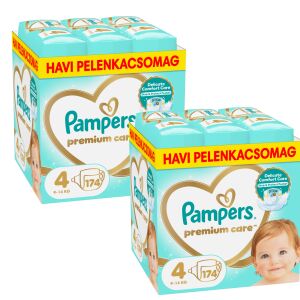 Pampers Premium Care monthly nappy pack 9-14kg Maxi 4 (348pcs)