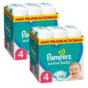 Pampers Active Baby 2 monthly nappy pack 9-14kg Maxi 4 (360pcs) 128171195