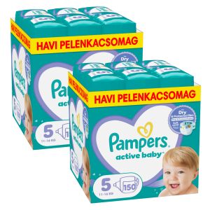 Pampers Active Baby 2 havi Pelenkacsomag 11-16kg Junior 5 (300db) 145220479 - Pelenka