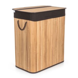 G21 105L Bambusz Szennyeskosár Fedővel és Fogantyúkkal - G21