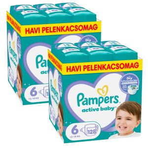 Pampers Active Baby 2 Monatspackung Windeln 13-18kg Junior 6 (256 Stck.) 145220555 - Babys & Toddler